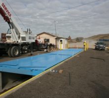 Truck scale installation