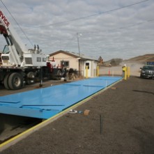 Truck scale installation