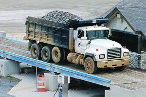 steel bridge dump truck scale